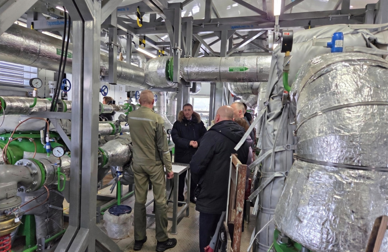 Новый ЦТП обеспечит тепловой энергией абонентов Магаданэнерго на Гороховом поле