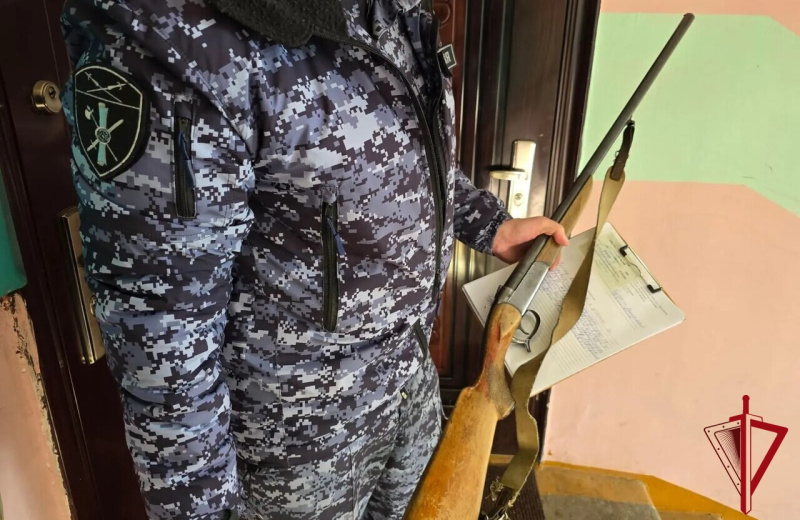 В регионе проведено 533 проверки условий хранения оружия по месту жительства владельцев.