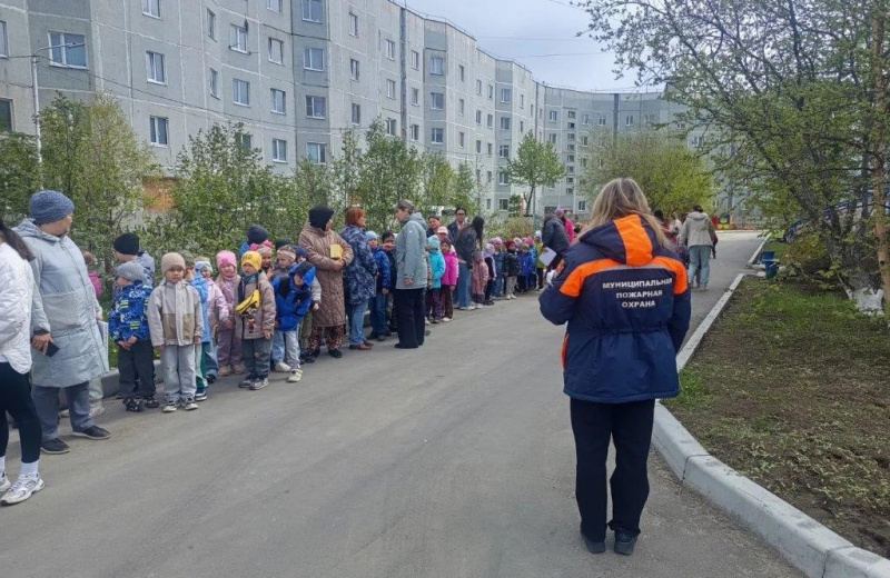 Тренировочные учебные эвакуации проходят в детских садах Магадана