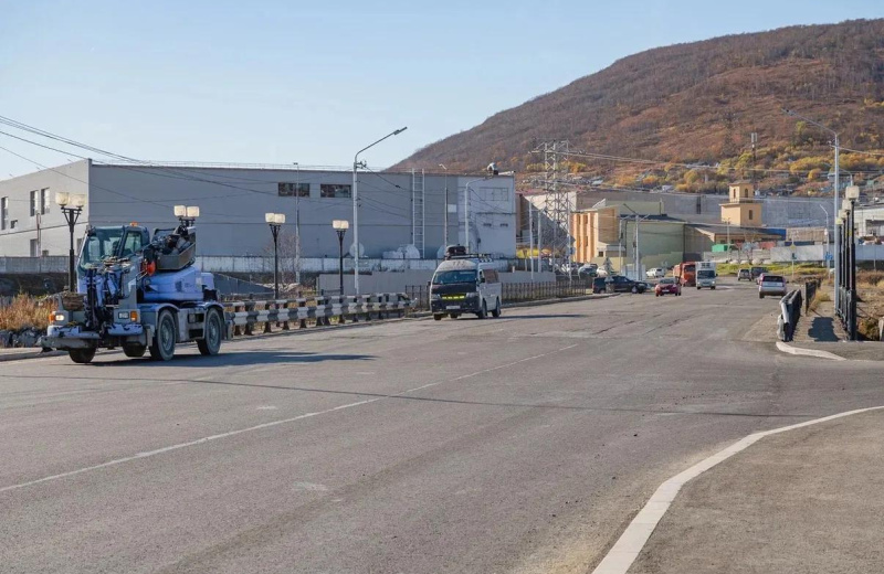 В Магадане практически завершен капитальный ремонт на участке улицы Транспортной